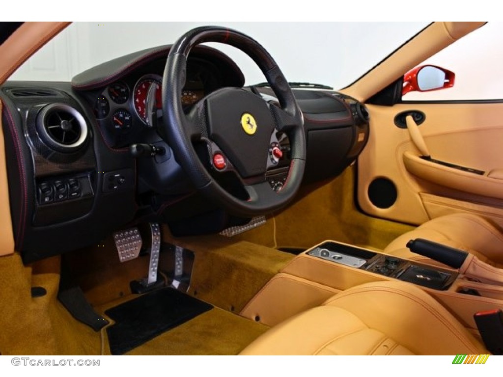 2008 Ferrari F430 Spider F1 Beige Dashboard Photo #73687770