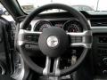 Charcoal Black 2013 Ford Mustang GT Premium Coupe Steering Wheel