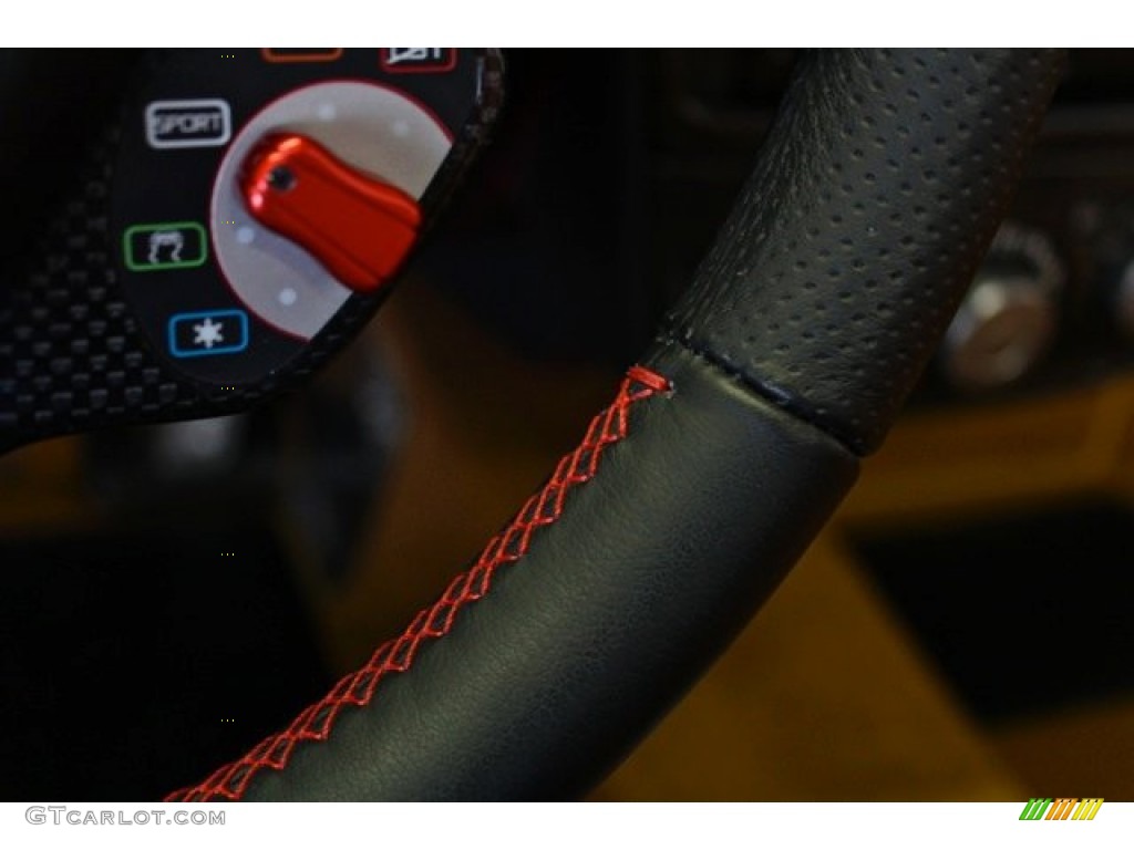 2008 Ferrari F430 Spider F1 Beige Steering Wheel Photo #73687929