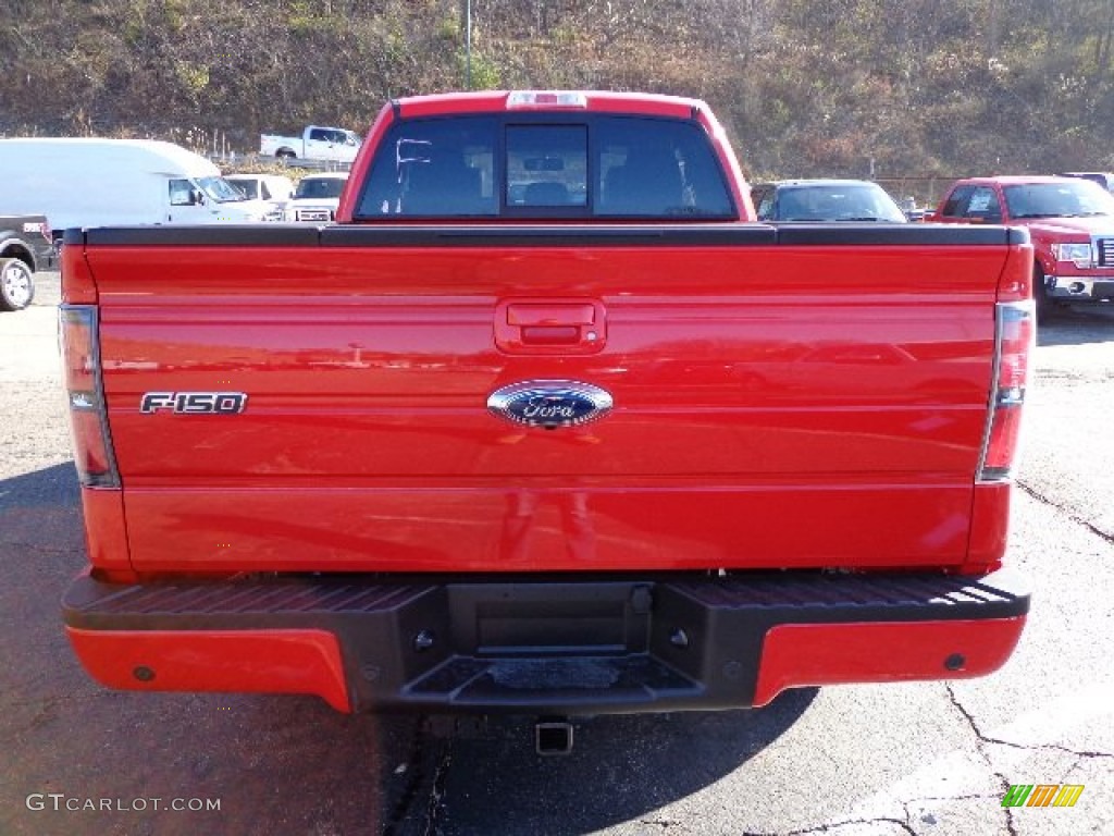 2013 F150 FX4 SuperCab 4x4 - Race Red / Black photo #3