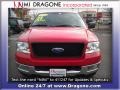 2004 Bright Red Ford F150 XLT SuperCrew 4x4  photo #2