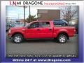 2004 Bright Red Ford F150 XLT SuperCrew 4x4  photo #3