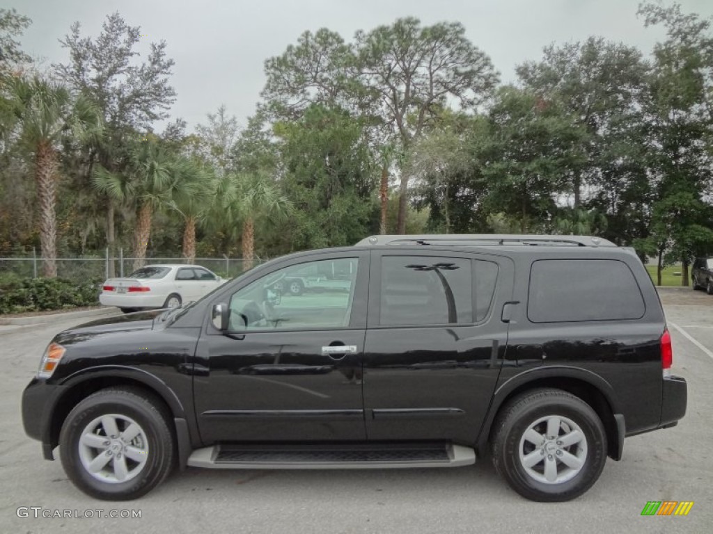 Galaxy Black 2011 Nissan Armada SV Exterior Photo #73690213