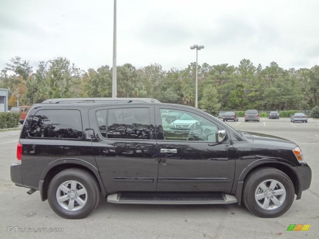 Galaxy Black 2011 Nissan Armada SV Exterior Photo #73690377