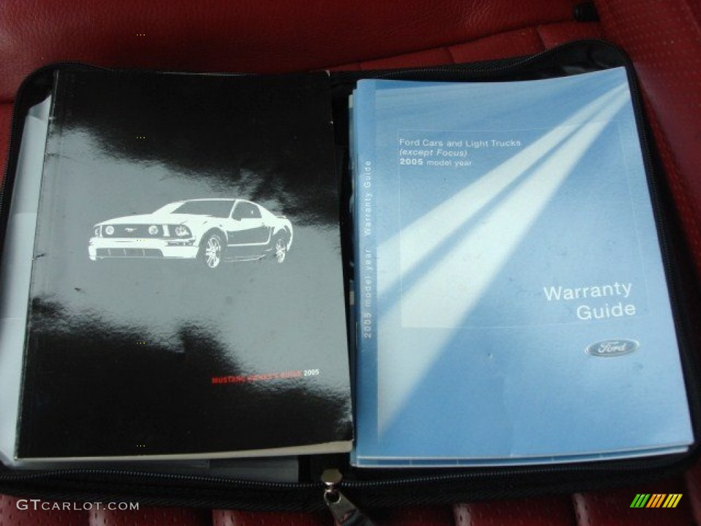 2005 Ford Mustang GT Premium Coupe Books/Manuals Photo #73690539