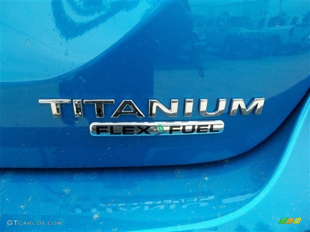 2013 Focus Titanium Sedan - Blue Candy / Charcoal Black photo #7