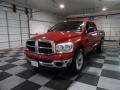 2007 Flame Red Dodge Ram 1500 SLT Quad Cab  photo #3