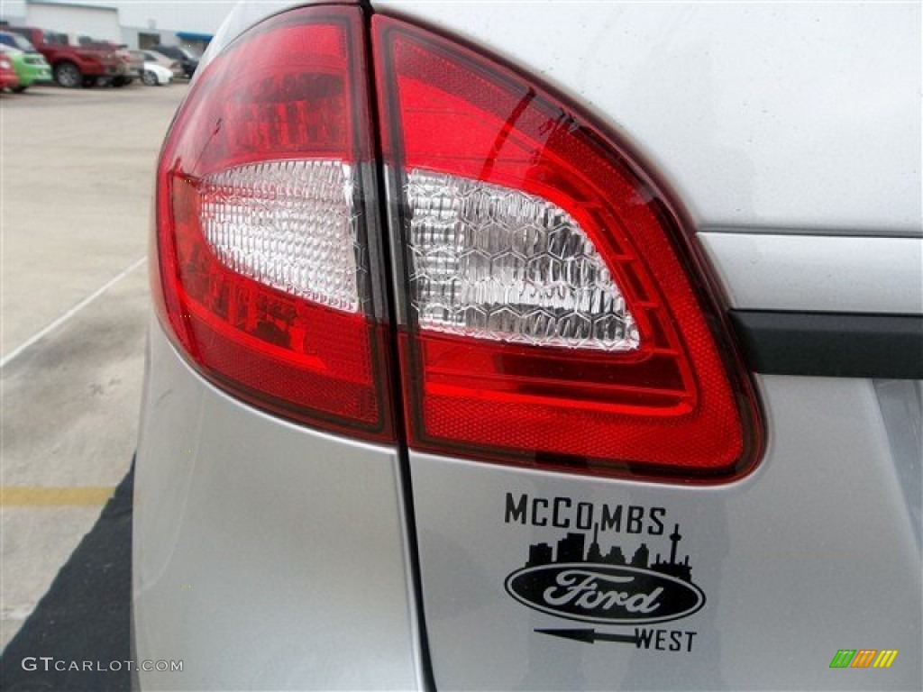 2013 Fiesta S Sedan - Ingot Silver / Charcoal Black/Light Stone photo #6