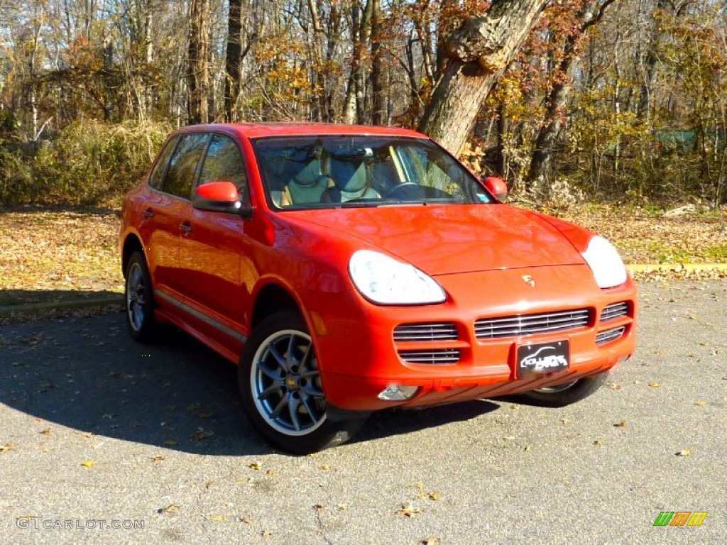2006 Cayenne S Titanium - Pure Red / Black/Sand Beige photo #1