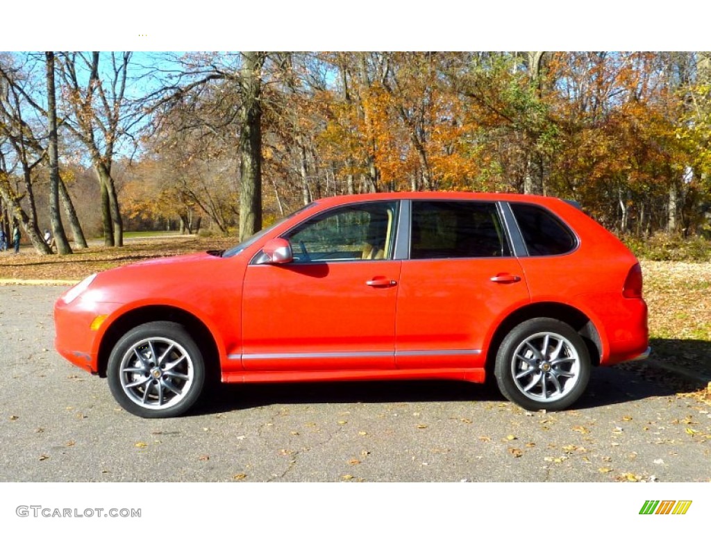 Pure Red 2006 Porsche Cayenne S Titanium Exterior Photo #73693389