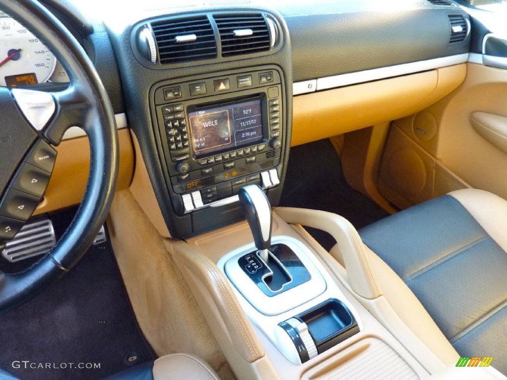 Black/Sand Beige Interior 2006 Porsche Cayenne S Titanium Photo #73693644
