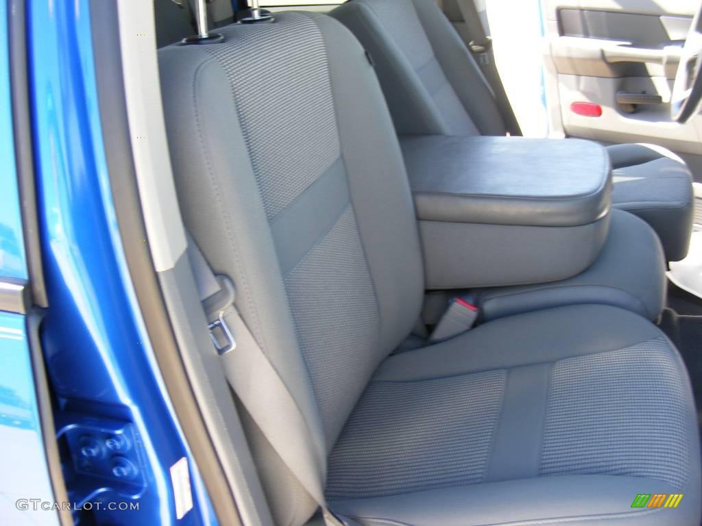 2007 Ram 1500 Lone Star Edition Quad Cab - Electric Blue Pearl / Medium Slate Gray photo #28