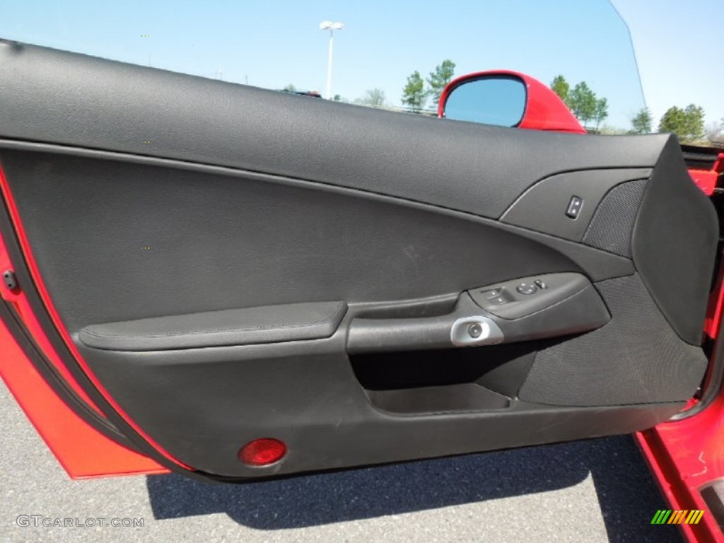 2012 Chevrolet Corvette Coupe Ebony Door Panel Photo #73695896