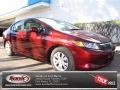 Crimson Pearl - Civic LX Sedan Photo No. 1