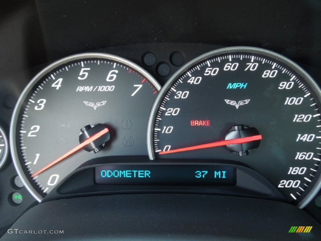 2012 Chevrolet Corvette Coupe Gauges Photo #73696005