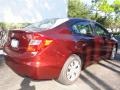 Crimson Pearl - Civic LX Sedan Photo No. 3