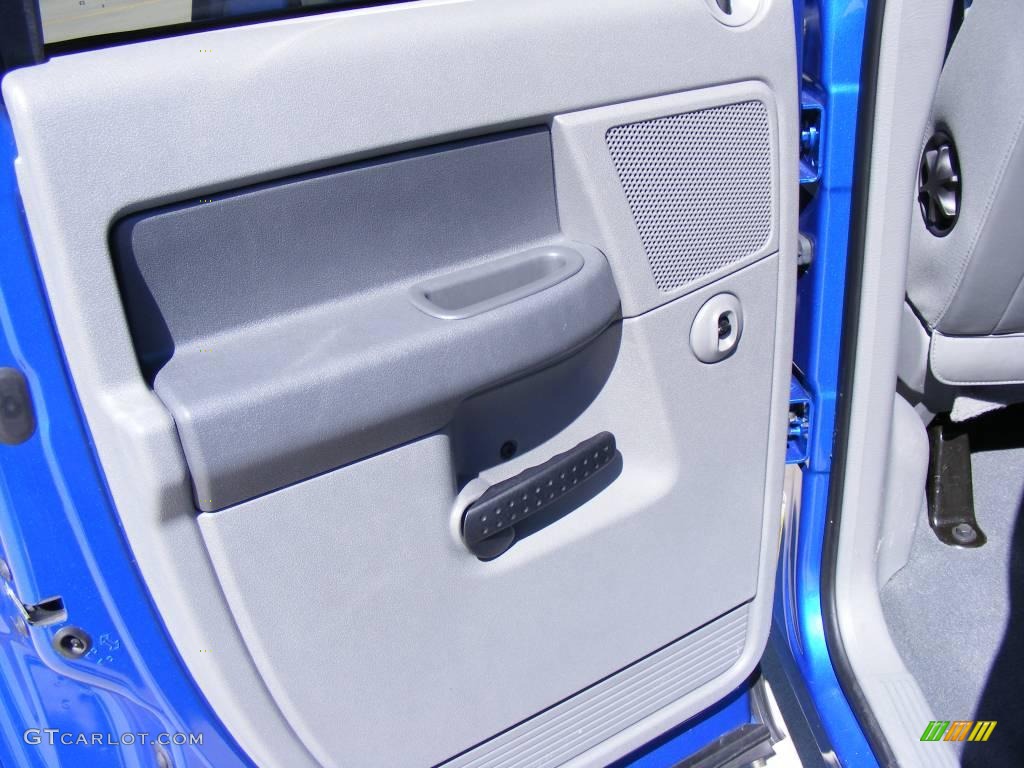 2007 Ram 1500 Lone Star Edition Quad Cab - Electric Blue Pearl / Medium Slate Gray photo #32