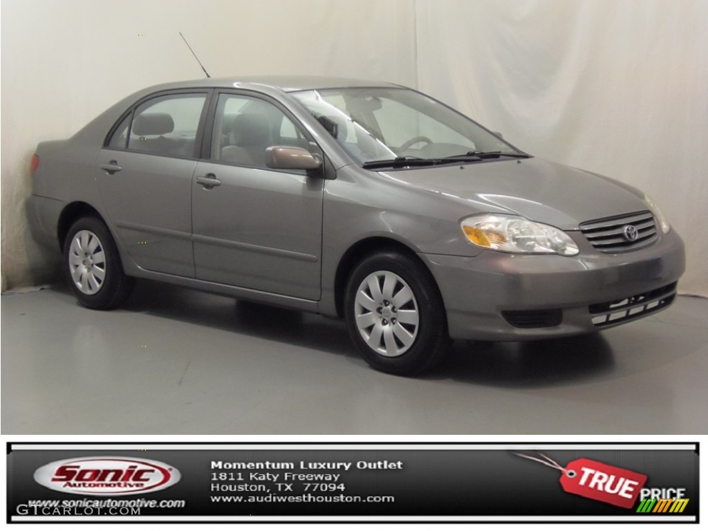 2004 Corolla LE - Moonshadow Gray Metallic / Light Gray photo #1