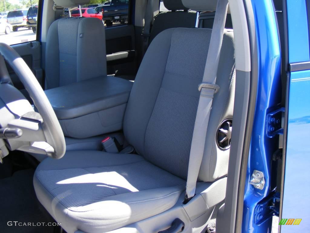 2007 Ram 1500 Lone Star Edition Quad Cab - Electric Blue Pearl / Medium Slate Gray photo #38