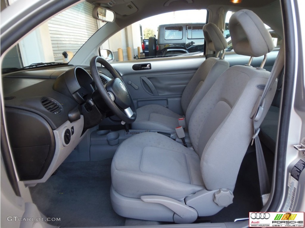 2001 New Beetle GL Coupe - Silver Arrow Metallic / Light Grey photo #6