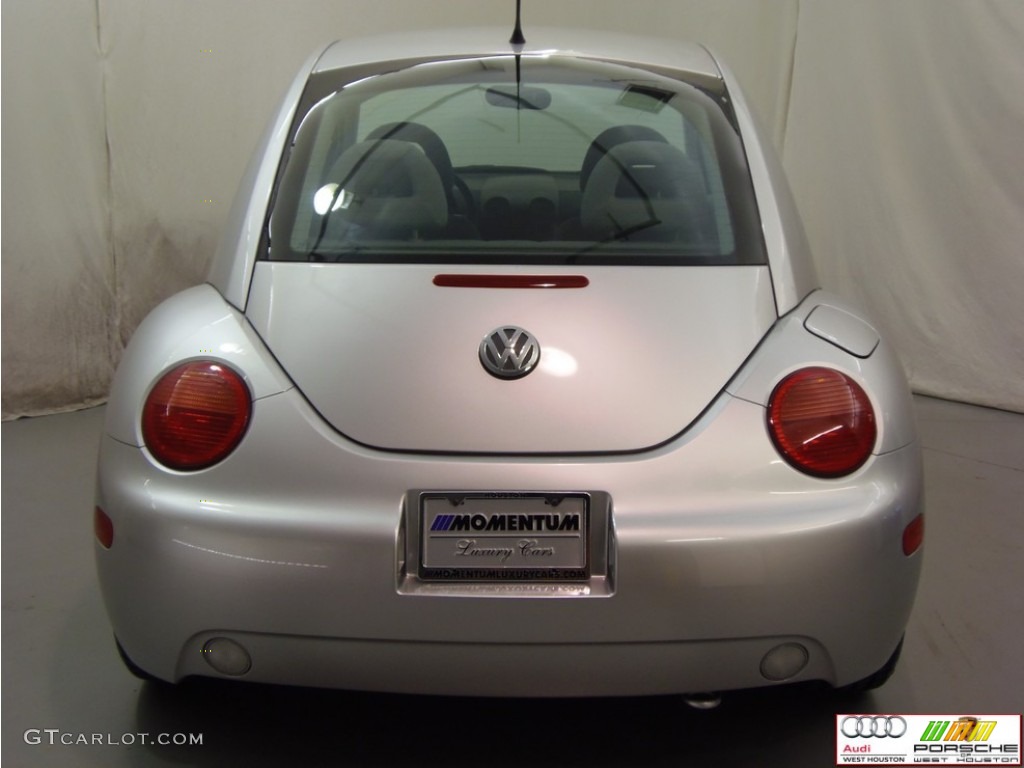 2001 New Beetle GL Coupe - Silver Arrow Metallic / Light Grey photo #17