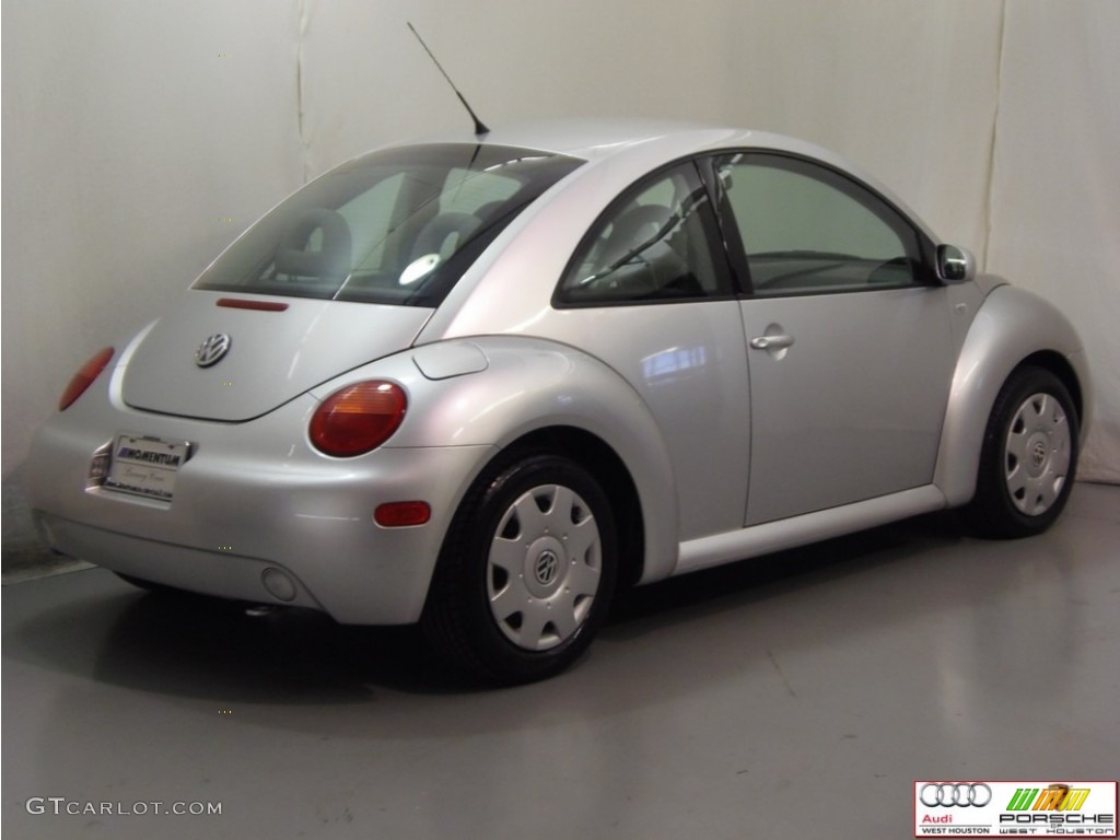 2001 New Beetle GL Coupe - Silver Arrow Metallic / Light Grey photo #19