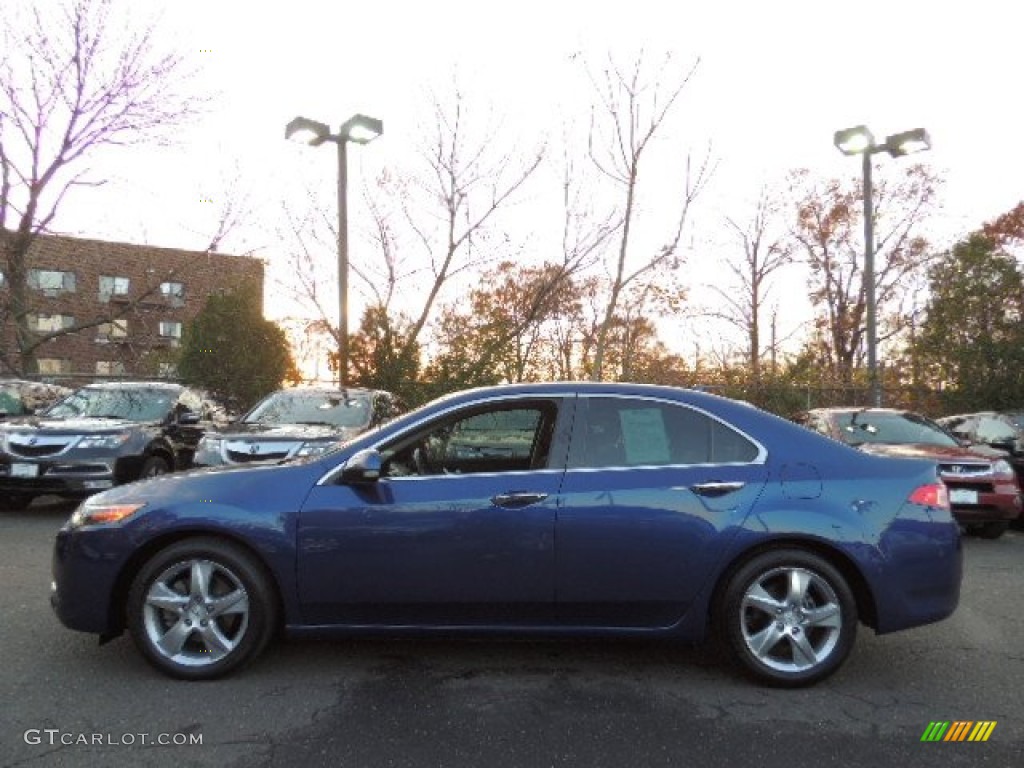 2011 TSX Sedan - Vortex Blue Pearl / Ebony photo #4