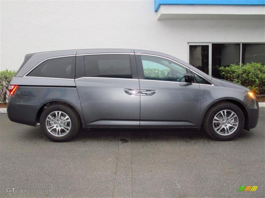 Polished Metal Metallic 2013 Honda Odyssey EX Exterior Photo #73698330