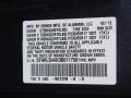  2013 Odyssey EX Polished Metal Metallic Color Code NH737M