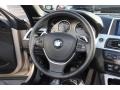 Black Nappa Leather 2012 BMW 6 Series 650i Convertible Steering Wheel