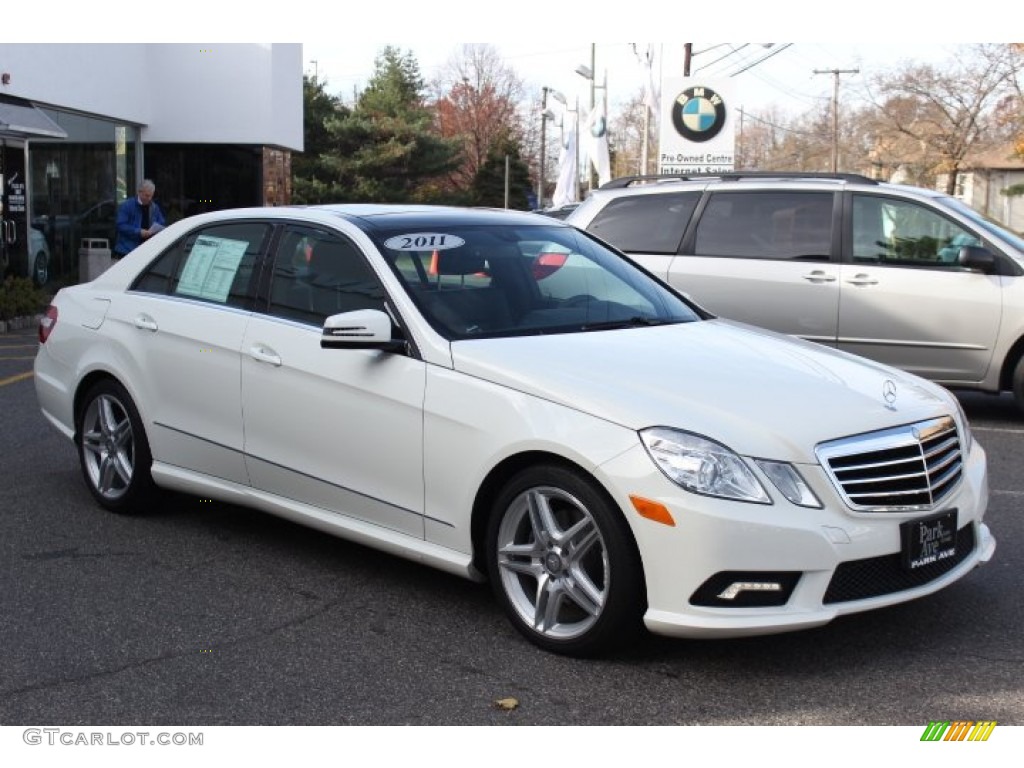 Arctic White 2011 Mercedes-Benz E 350 4Matic Sedan Exterior Photo #73699391