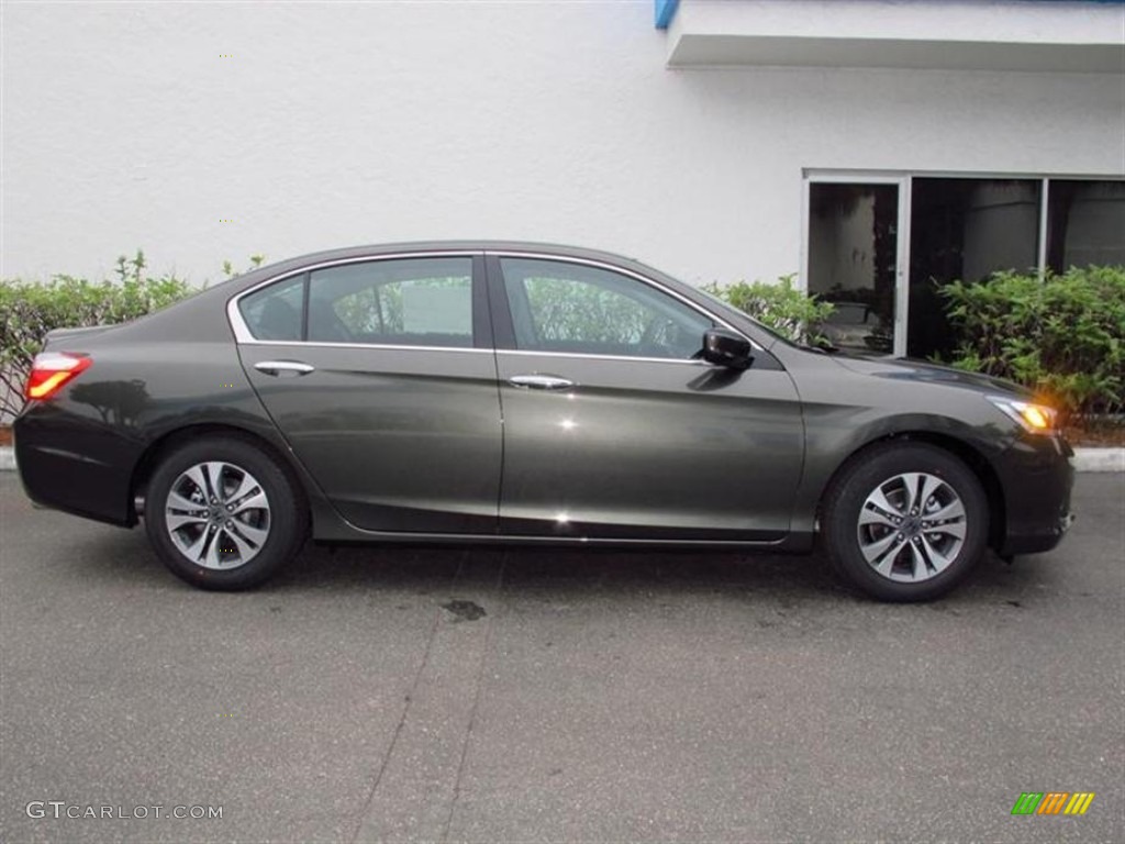 2013 Accord LX Sedan - Hematite Metallic / Black photo #2