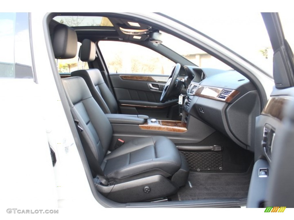 Black Interior 2011 Mercedes-Benz E 350 4Matic Sedan Photo #73699749