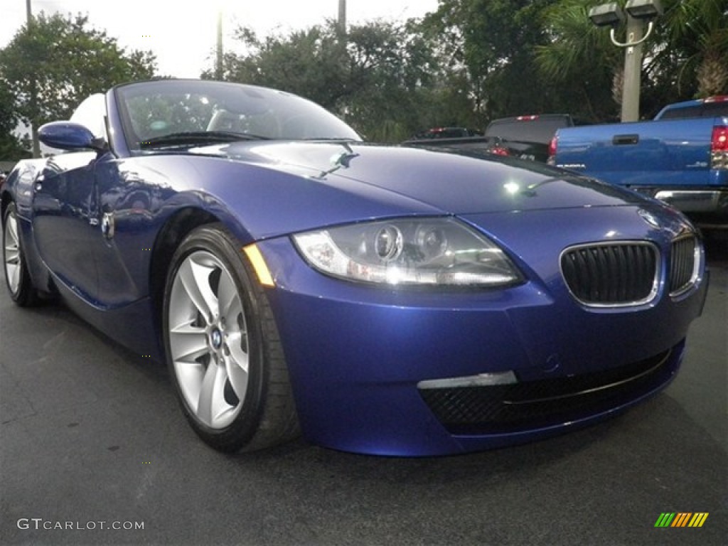 Montego Blue Metallic 2007 BMW Z4 3.0i Roadster Exterior Photo #73701717