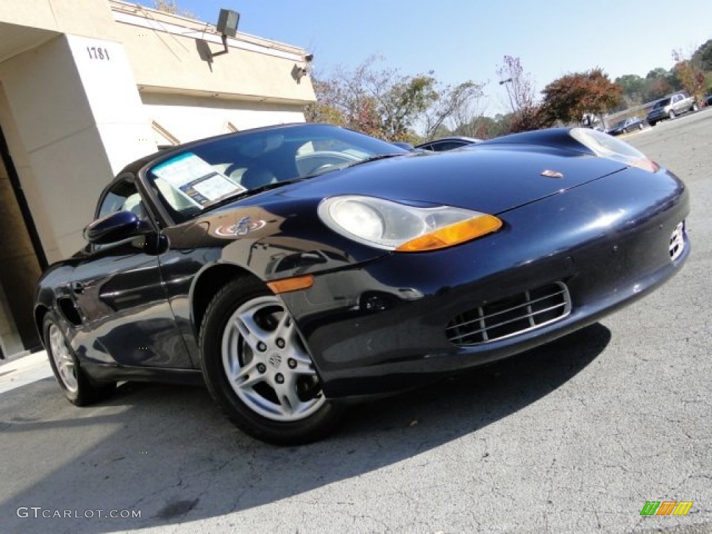 1998 Boxster  - Ocean Blue Metallic / Graphite Grey photo #2