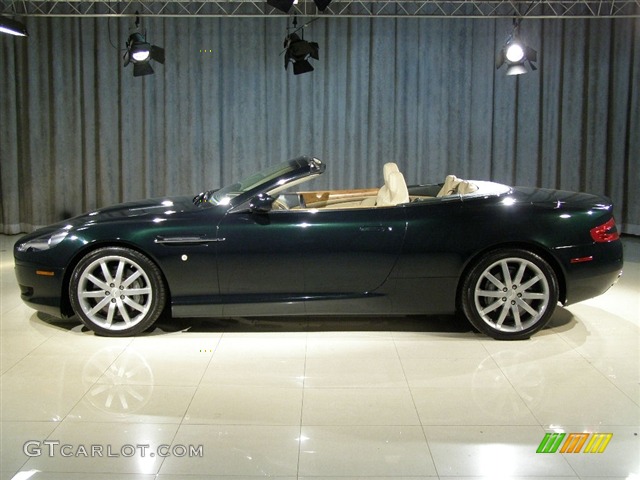 2005 DB9 Volante - Green / Sandstorm photo #15