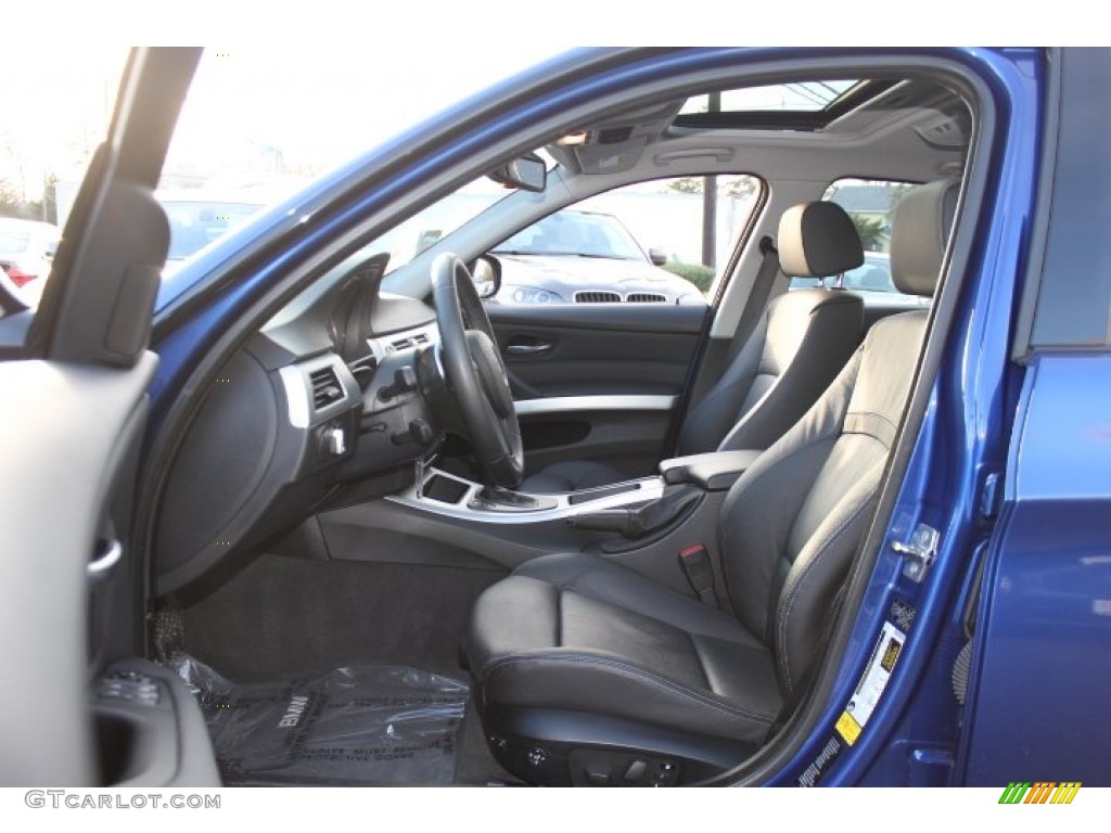 2009 3 Series 335xi Sedan - Montego Blue Metallic / Black photo #11