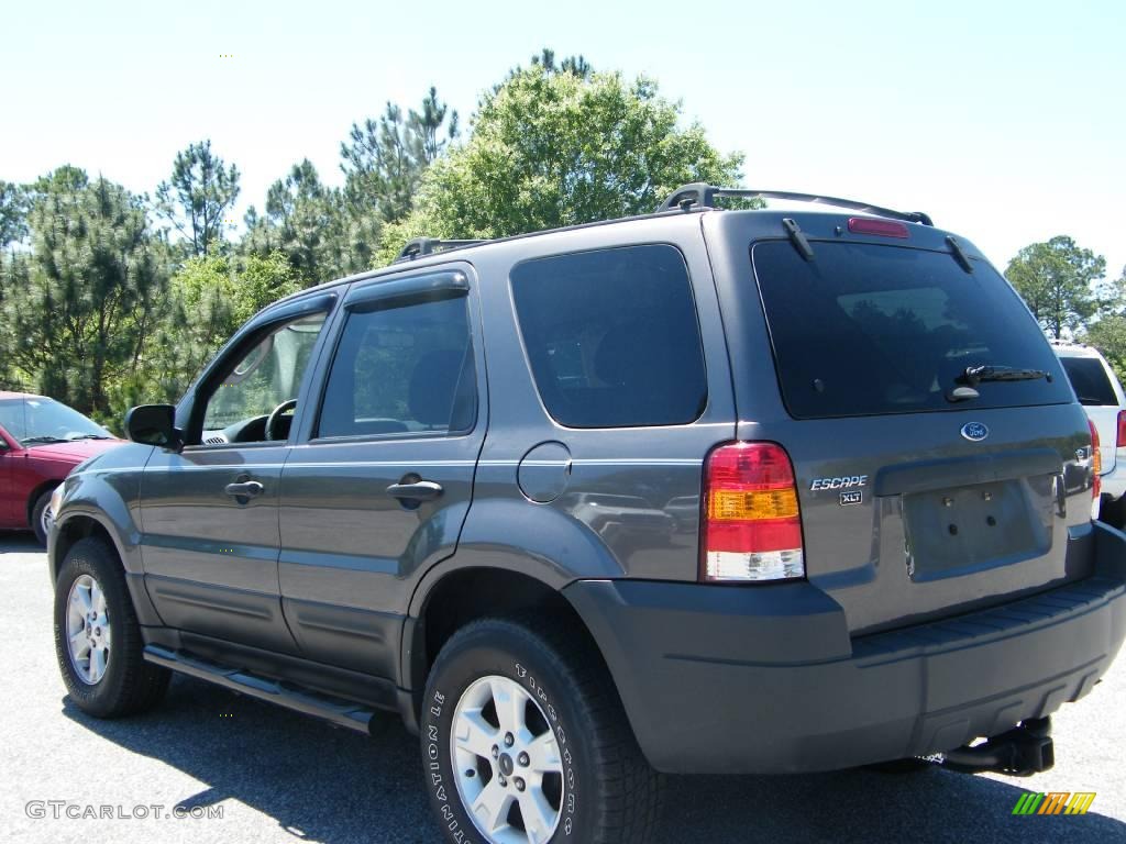 2006 Escape XLT V6 - Dark Shadow Grey Metallic / Medium/Dark Flint photo #3