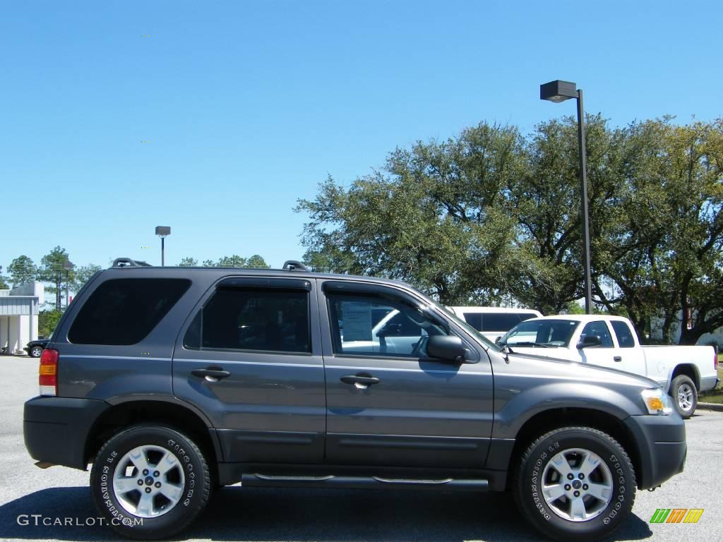 2006 Escape XLT V6 - Dark Shadow Grey Metallic / Medium/Dark Flint photo #6