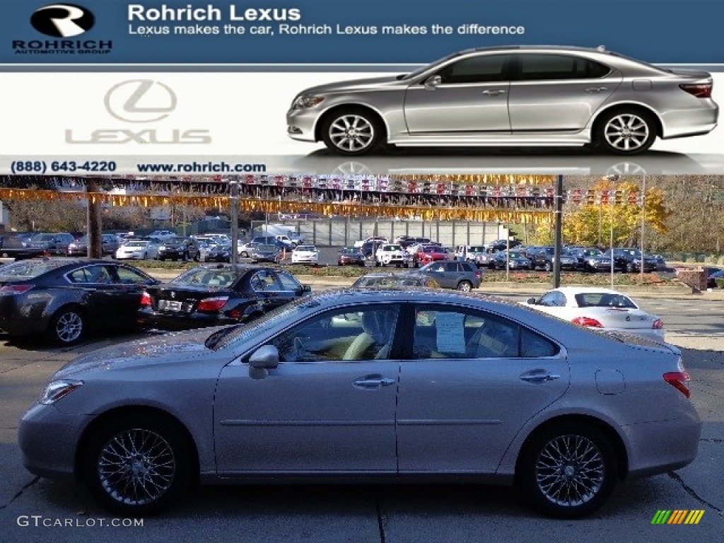 2009 ES 350 - Moon Shell Mica / Light Gray photo #1