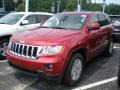 2011 Inferno Red Crystal Pearl Jeep Grand Cherokee Laredo X Package 4x4  photo #1