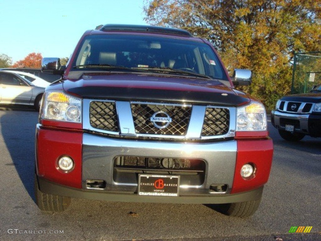 2007 Armada LE 4x4 - Red Brawn / Graphite/Titanium photo #7