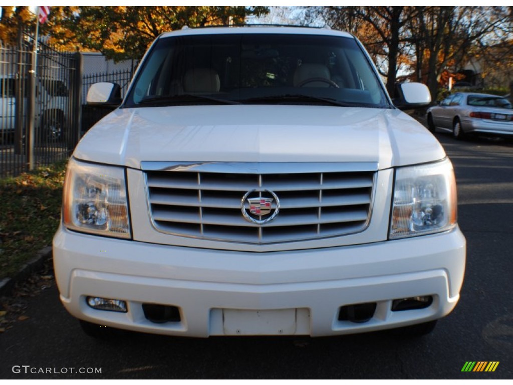 2002 Escalade AWD - Aspen White / Shale photo #2