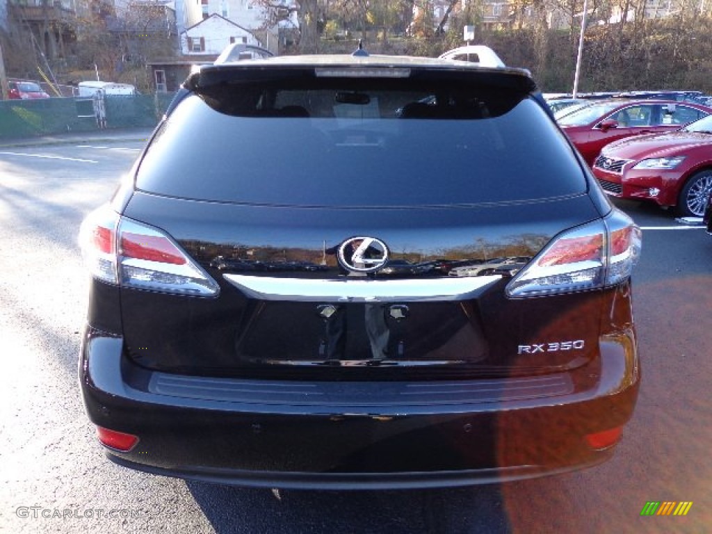 2013 RX 350 F Sport AWD - Obsidian Black / Black/Ebony Birds Eye Maple photo #3