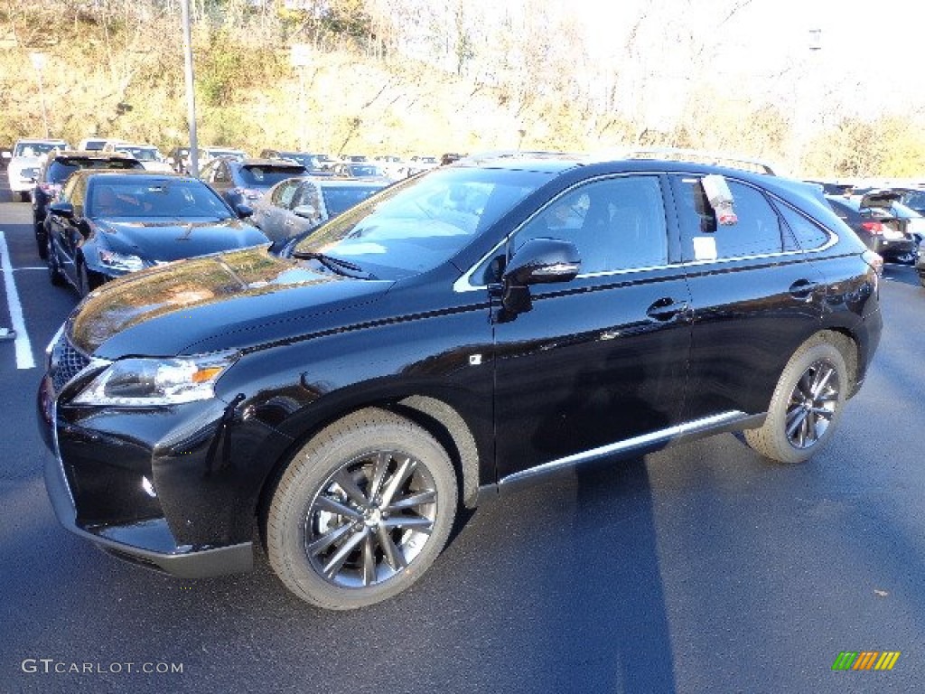 2013 RX 350 F Sport AWD - Obsidian Black / Black/Ebony Birds Eye Maple photo #8