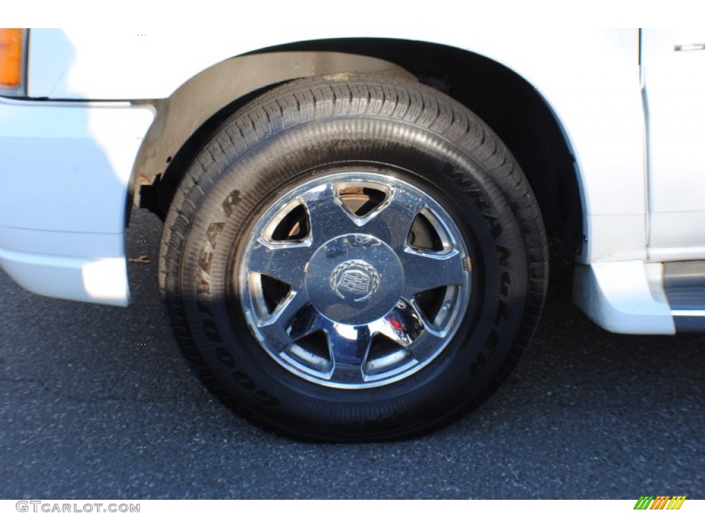 2002 Escalade AWD - Aspen White / Shale photo #8