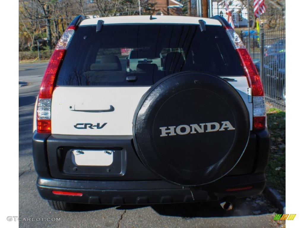 2006 CR-V EX 4WD - Taffeta White / Ivory photo #5