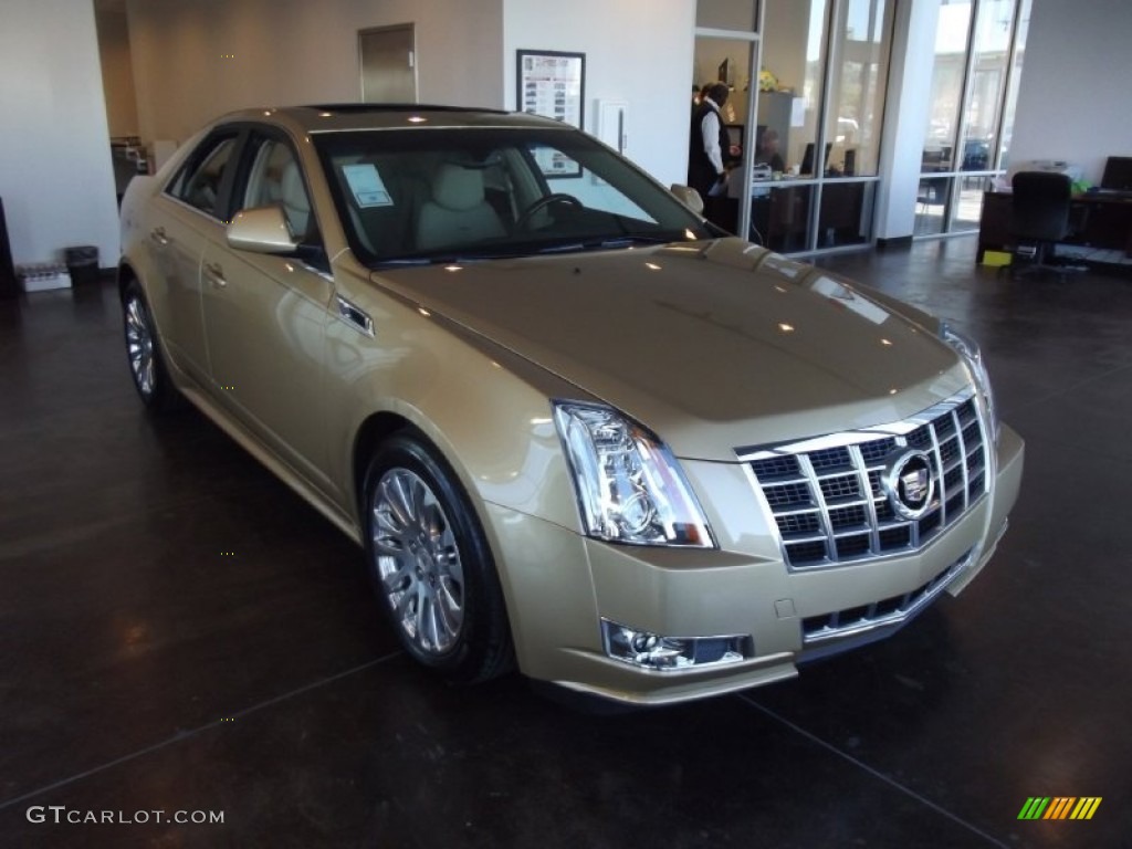 2013 CTS 3.6 Sedan - Summer Gold Metallic / Cashmere/Cocoa photo #2