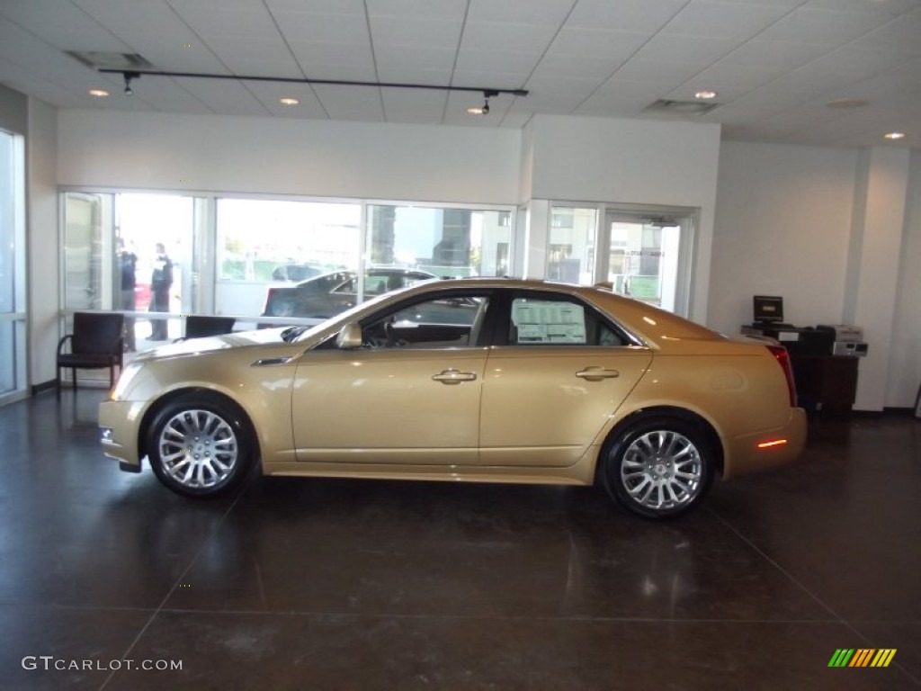 2013 CTS 3.6 Sedan - Summer Gold Metallic / Cashmere/Cocoa photo #5