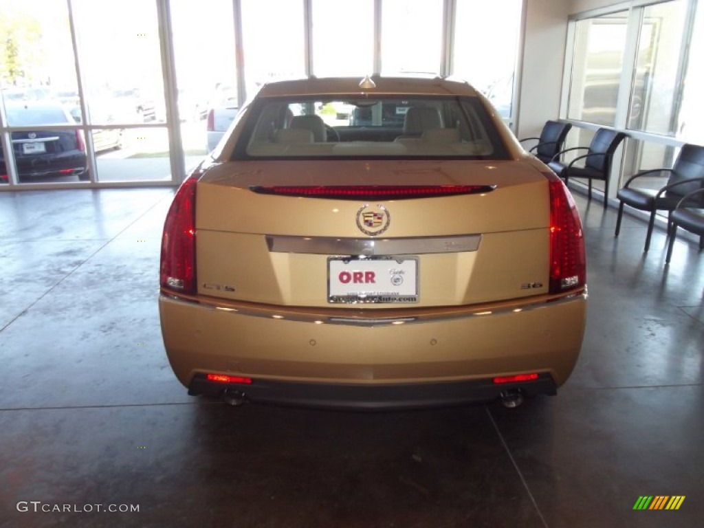 2013 CTS 3.6 Sedan - Summer Gold Metallic / Cashmere/Cocoa photo #7